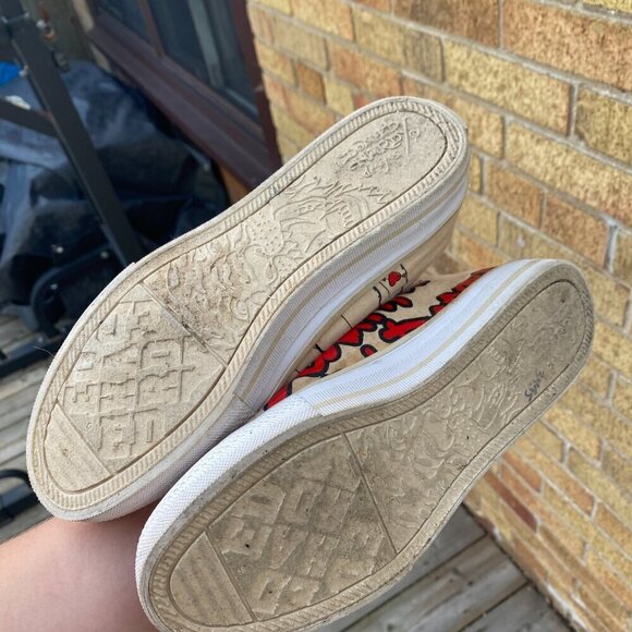 Vintage Ed Hardy Canvas Shoes Size 6 Womens - Picture 7 of 10